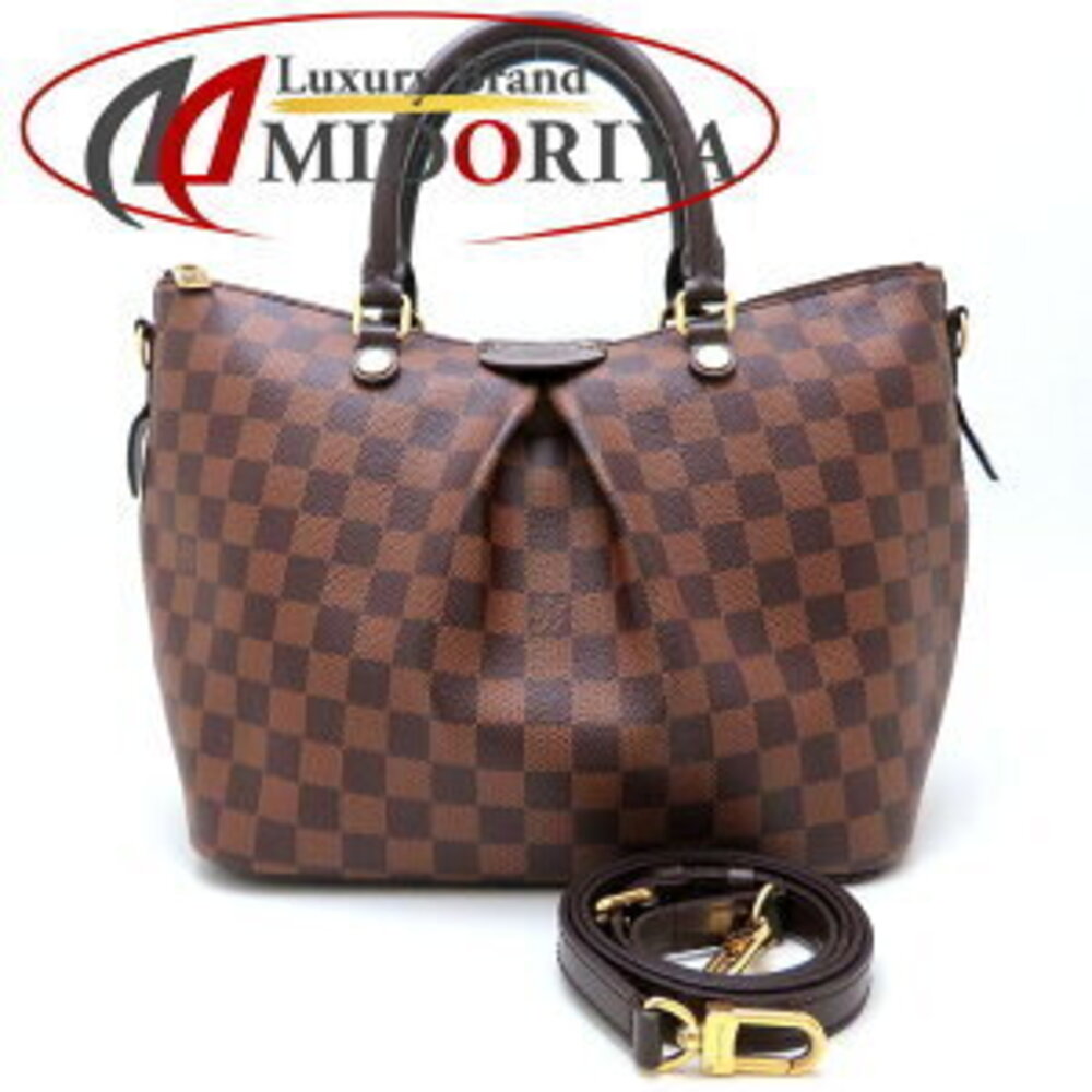 LOUIS VUITTON Damier Siena Handbag Ebene